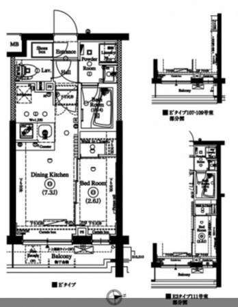 レジデンス経堂桜丘の物件間取画像